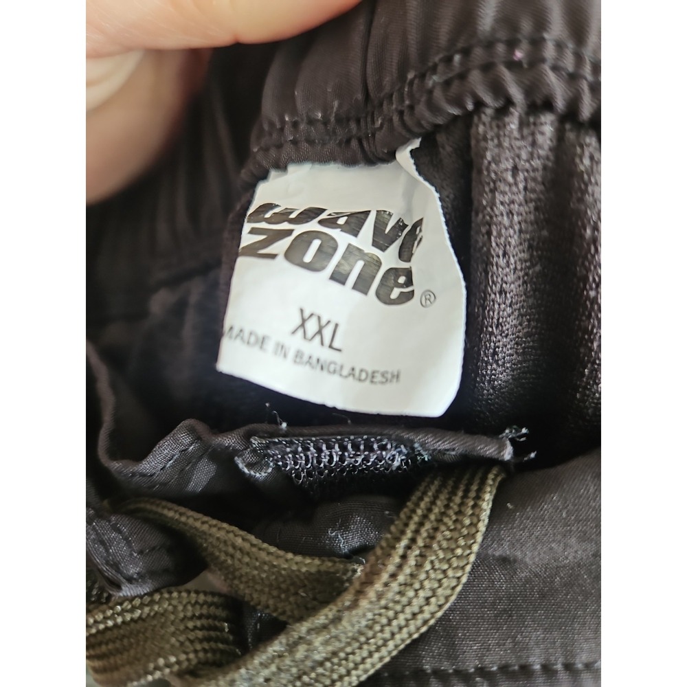 Wave Zone 2x Swim Shorts Men's Green With Pockets - Picture 3 of 4